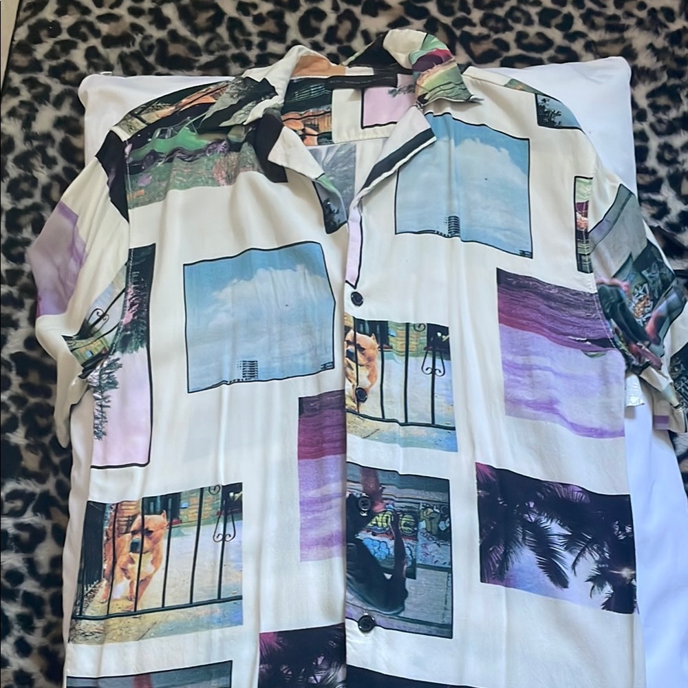 Multicolor Graphic Men's Shirt